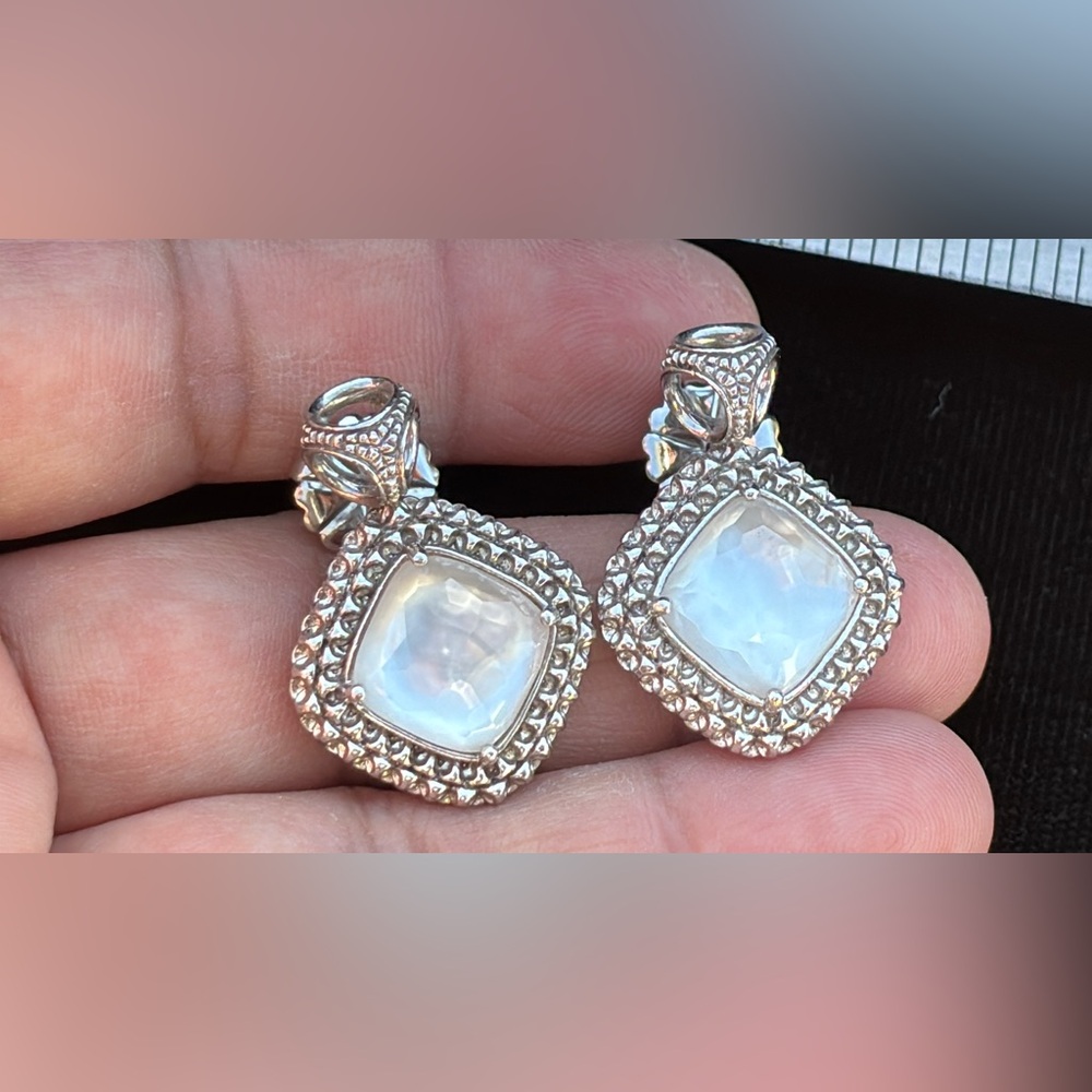 Di Modolo Sterling Silver Morher of Pearl Earrings